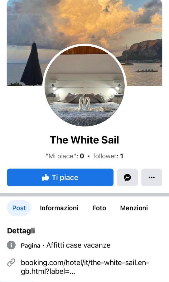 The White Sail - Mondello Apartment With Terrace - Casa Di Vincenzo E Andrea Exterior foto